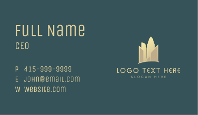 Luxury Real Estate Business Card Image Preview
