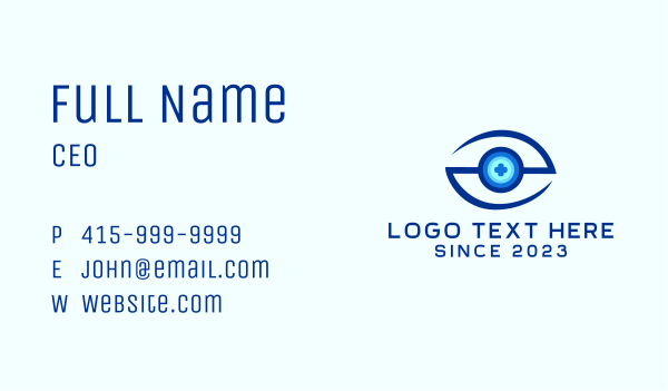 Letter S Eye Clinic Business Card Design Image Preview