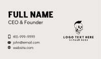 Punk Skull Tattoo Artist Business Card Image Preview