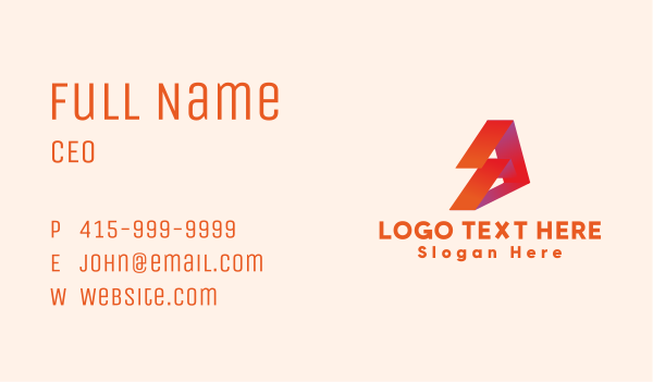 Generic Business Letter AA  Business Card Design Image Preview