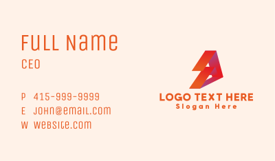 Generic Business Letter AA  Business Card Image Preview