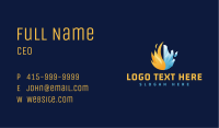Fire Ice Element Business Card Image Preview
