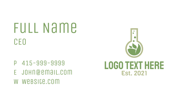 Eco Friendly Medicine  Business Card Design Image Preview
