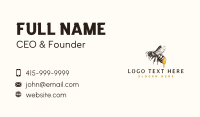 Organic Bee Honey Business Card Design