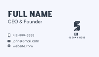 Creative Studio Letter S Business Card Image Preview