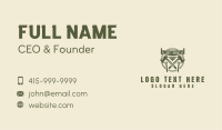 Crosscut Saw Axe Carpentry Business Card Image Preview