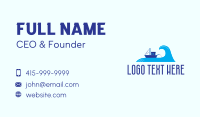 Ocean Fishing Vessel Business Card Image Preview