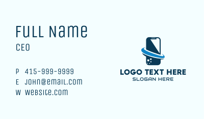 Mobile Phone Communication  Business Card Image Preview