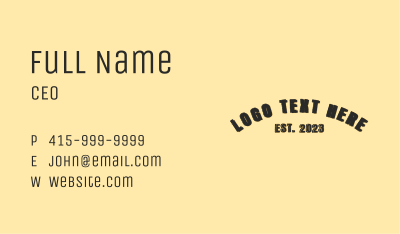 Generic Garage Shop Business Card Image Preview