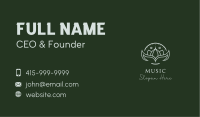 Modern Wellness Nature Business Card Image Preview