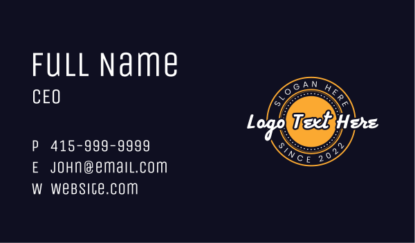 Streetwear Clothing Brand Business Card Design Image Preview
