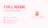 Bunny Toy Pencil Business Card Design