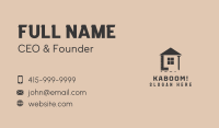 Brown House Contractor Business Card Image Preview