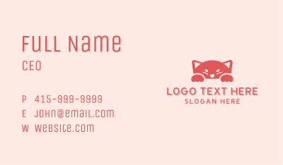 Kitten Cat Animal Business Card Image Preview