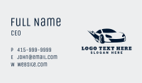 Lightning Bolt Race Car Business Card Image Preview