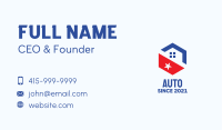 Hexagon Patriot Home  Business Card Image Preview
