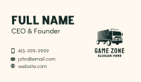 Fast Truck Courier Business Card Image Preview