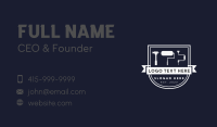 Carpentry Tools Badge Business Card Image Preview
