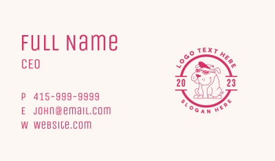 Fashion Dog Apparel Business Card Image Preview