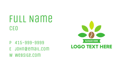 Coffee Plant Business Card Image Preview