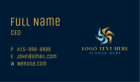 Cold Burning Fire Propeller Business Card Image Preview