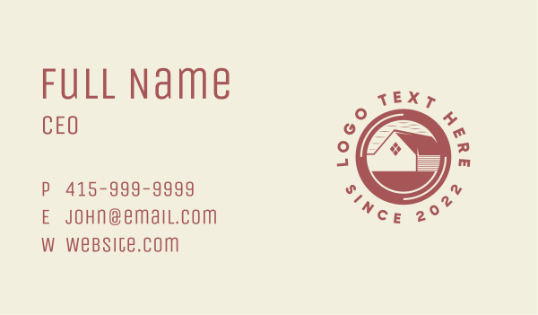 Residential House Mortgage  Business Card Design Image Preview