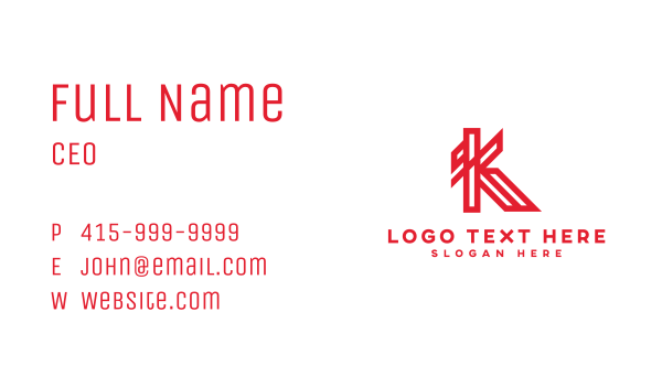 Industrial Geometric Slant Business Card Design Image Preview