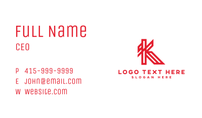 Industrial Geometric Slant Business Card Image Preview