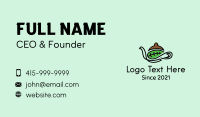 Leaf Coffee Pot Business Card Image Preview