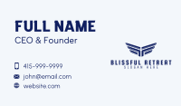 Blue Wings Company Business Card Image Preview