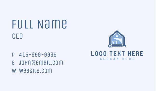 Home Repair Construction Tools Business Card Design Image Preview