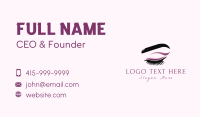 Beauty Eyebrow Eyelashes Business Card Preview