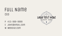 Tattoo Shop Artist Wordmark Business Card Image Preview
