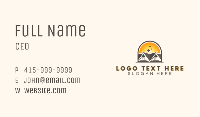 Real Estate Roofing Business Card Image Preview