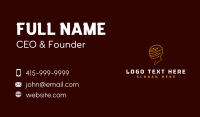 Cyber Circuit Head  Business Card Preview