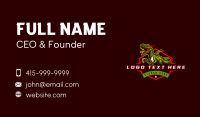 Fierce Velociraptor Gaming Business Card Preview