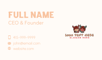 Christmas Daycare Kindergarten Business Card Design