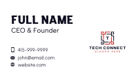 Frame Square Tech Business Card Image Preview
