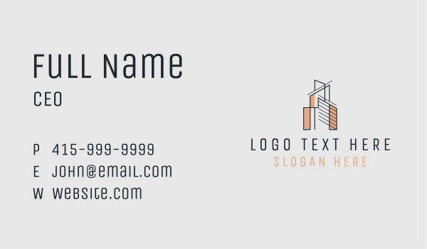  Building Architecture Structure Business Card Design Image Preview