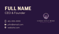 Angel Wings Halo Business Card Design