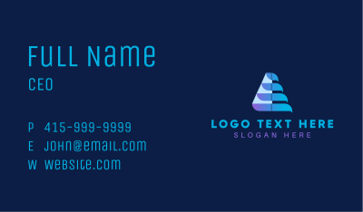 Corporate Letter A Business Card Image Preview