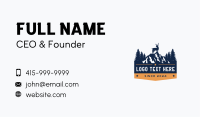 Forest Mountain Stag Business Card Image Preview