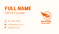 Orange Wing Eye Business Card Image Preview