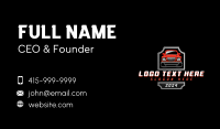 Automotive Garage Mechanic Business Card Preview