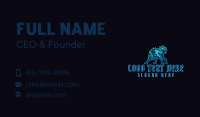 Wild Wolf  Mascot Business Card Image Preview