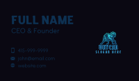 Wild Wolf  Mascot Business Card Image Preview