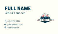 Alpine Peak Mountain Business Card Design