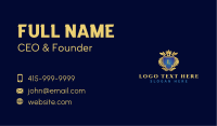 Royal Laurel Shield  Business Card Image Preview