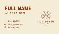 Brewed Coffee Cups  Business Card Image Preview