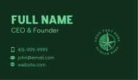 Natural Marijuana Leaf Business Card Image Preview